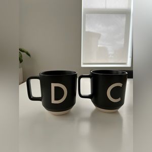Project 62 D & C Black Stoneware Mug Set - 2pcs